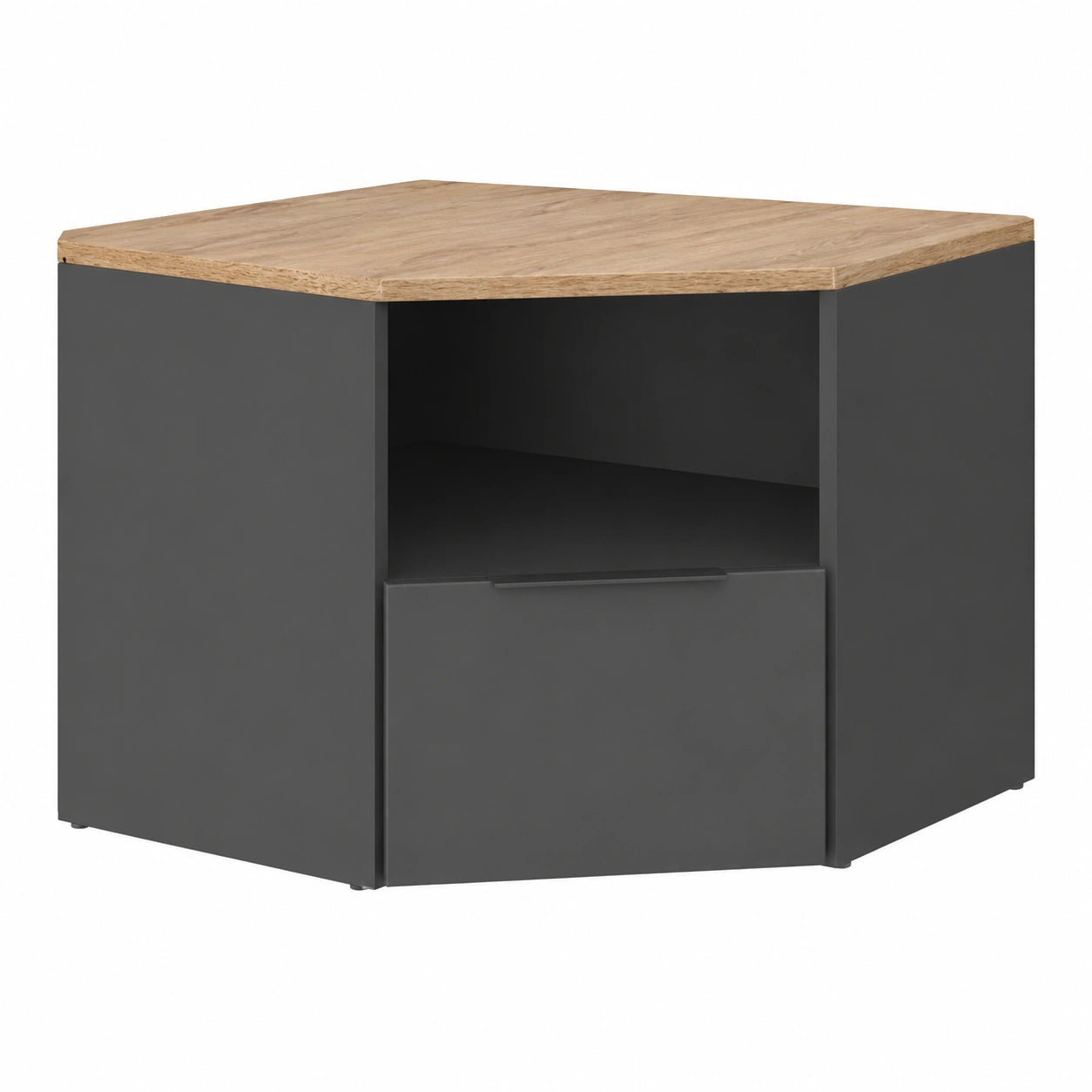 Vicco Lowboard Wido - Anthrazit - 68 x 50 cm TV-Ständer mit offenen Fächern