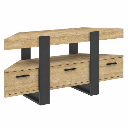 IDMarket - TV-Schrank Phoenix 110 cm mit Schublade aus Holz in Schwarz
