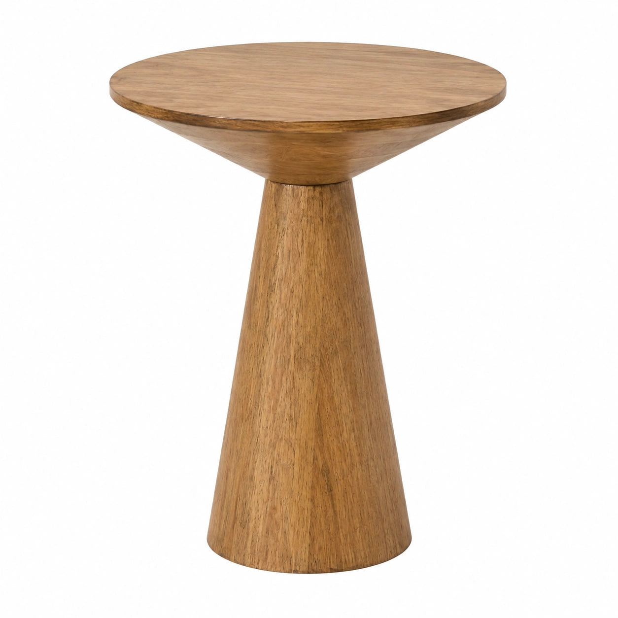 Moderner Runder Holztisch: Beistelltisch oder Nachttisch, Ø34x50cm