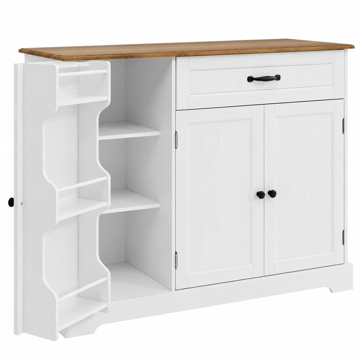 Vintage Xbro Küchenschrank mit Schublade und Türregal - Sicherheitsstopp und abgerundete Ecken, 84 cm